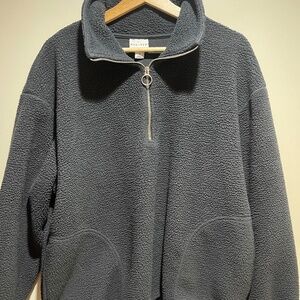 Ava & Viv Sherpa 1/4 Zip Sweatshirt